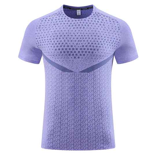 Women Breathable Quick Dry Gym Shirt Short Sleeve Polyester