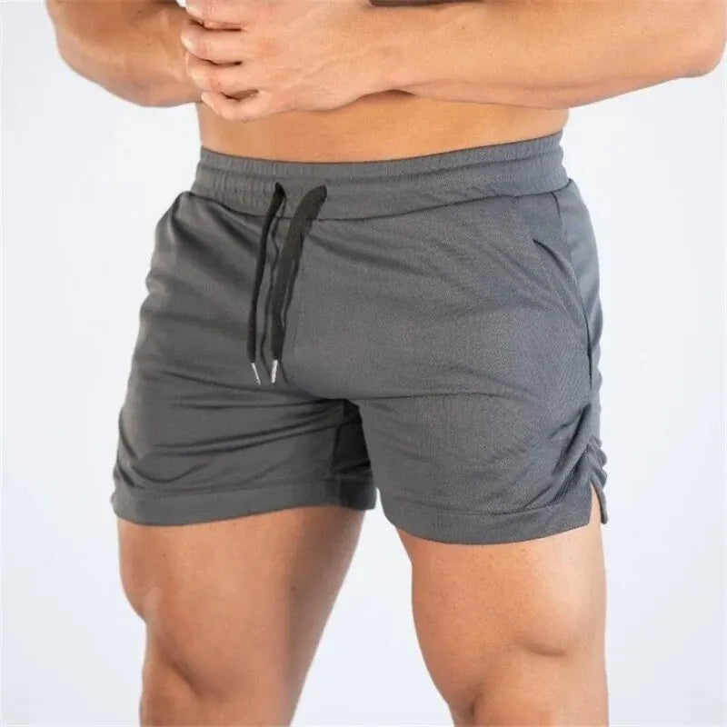 Men's Summer Fitness Shorts Polyester Jogging Athletic Shorts