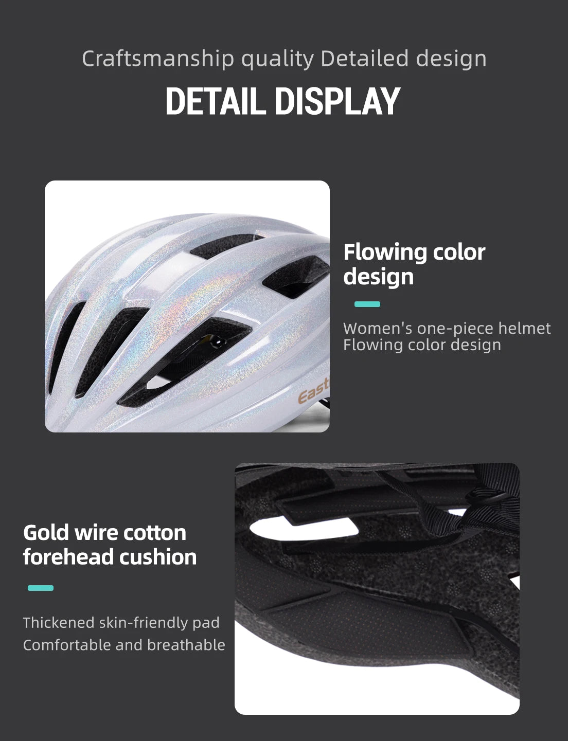Eastinear Cycling Helmet For Road And Mountain Bikes CE Certified