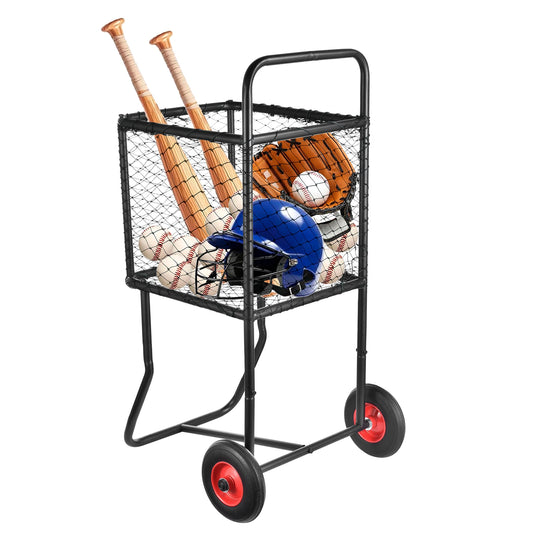 Heavy Duty Rolling Baseball Cart For Softballs And Basketballs
