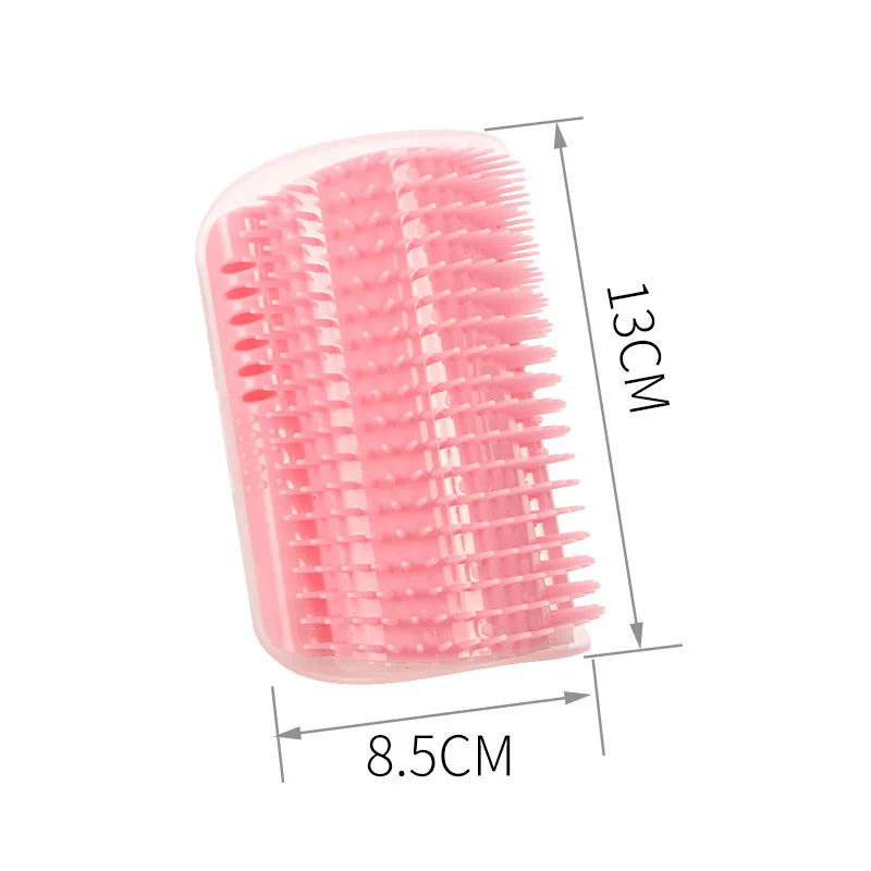 Cat Self Groomer Massage Comb For Corner Scratcher With Catnip