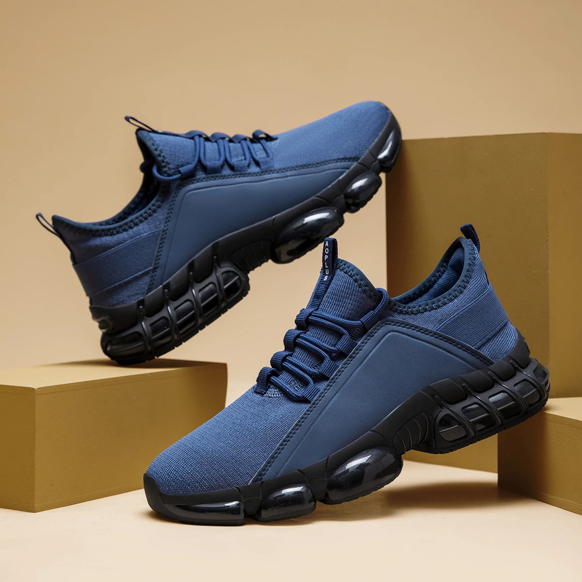 None Men's Four Season Casual Sports Shoes Anti Slip Comfort