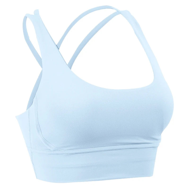 COZOK Cross Back Yoga Bra Tank Top Breathable For Women