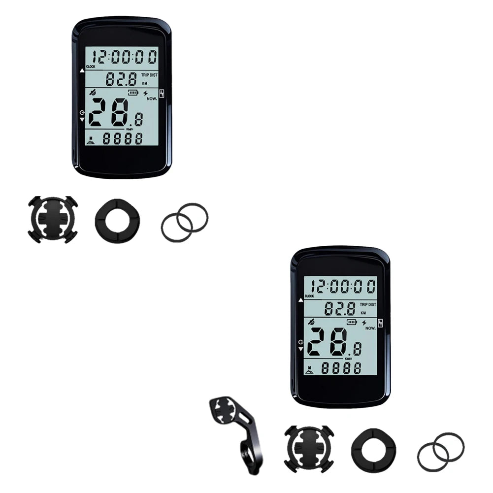 APWIKOGER Wireless Bicycle Computer With GPS Speedometer Backlight