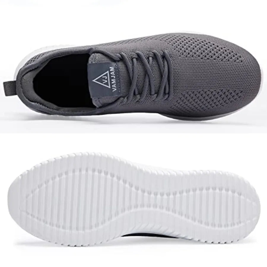 VAMJAM Men Running Shoes Ultra Lightweight Breathable Non Slip Sneakers