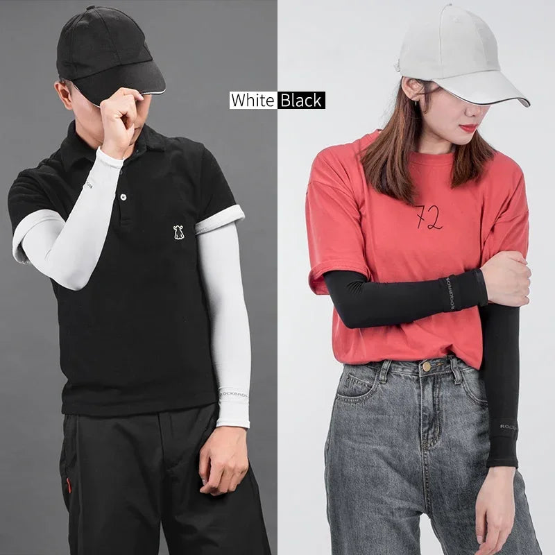 ROCKBROS Arm Sleeves UV Protection For Running And Cycling