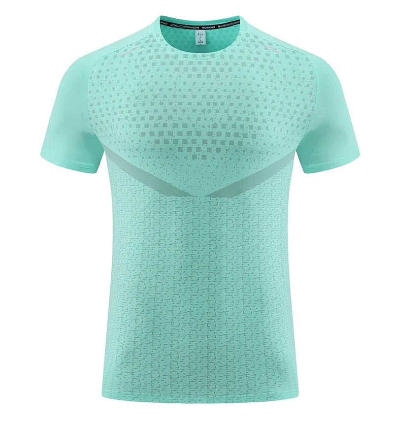 Women Breathable Quick Dry Gym Shirt Short Sleeve Polyester