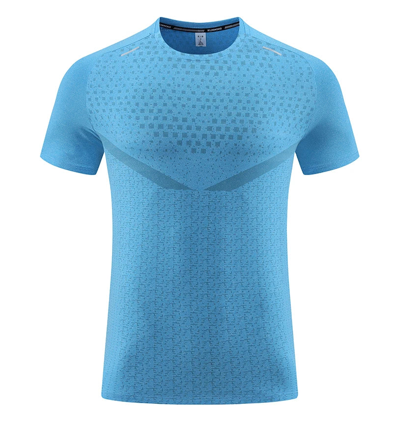 Women Breathable Quick Dry Gym Shirt Short Sleeve Polyester