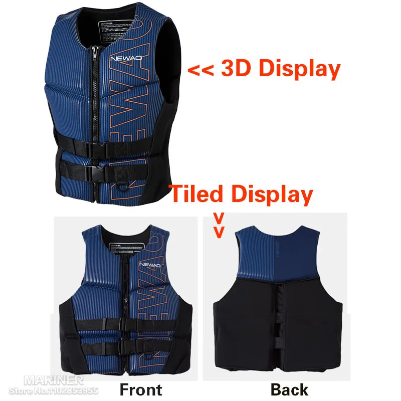 Life Jacket For Adults Kayak Jet Ski Wakeboard Sports Vest