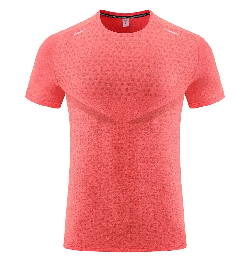 Women Breathable Quick Dry Gym Shirt Short Sleeve Polyester