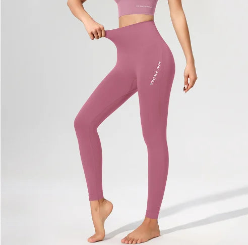 DIQUEQICN Women's High Waist Yoga Leggings Tummy Control