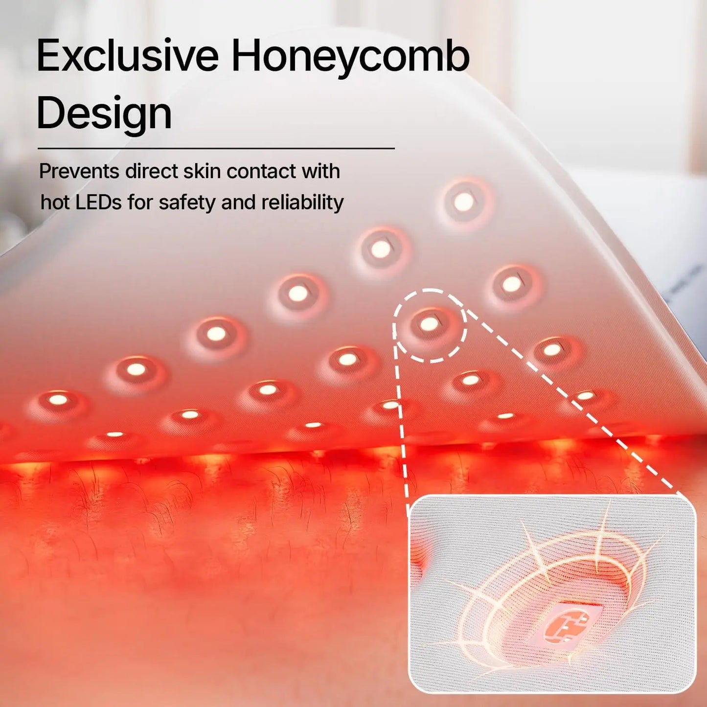 Hello Face Near Infrared Light Therapy Mat 660nm 850nm Portable