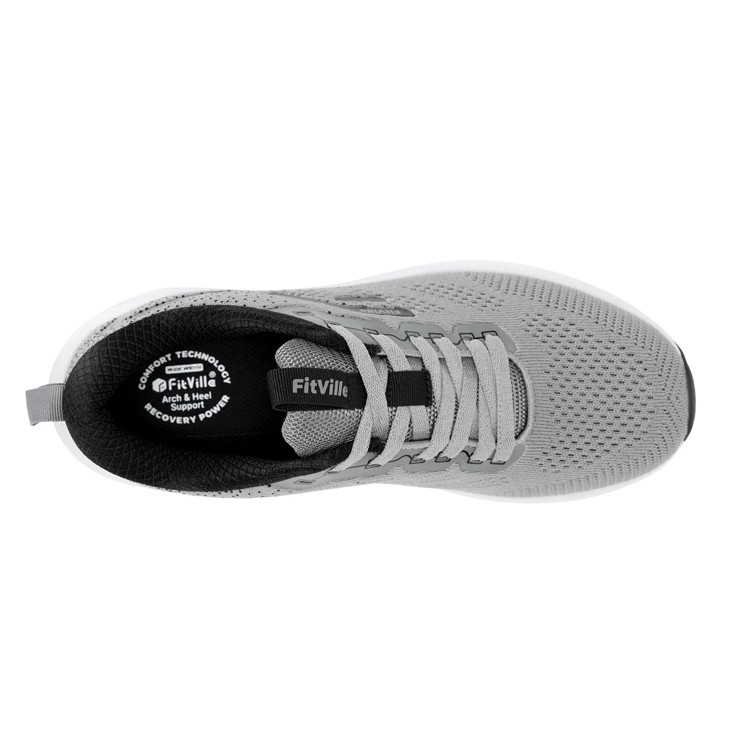 Fitville Men's Sport Running Shoes Breathable Lightweight Training Footwear