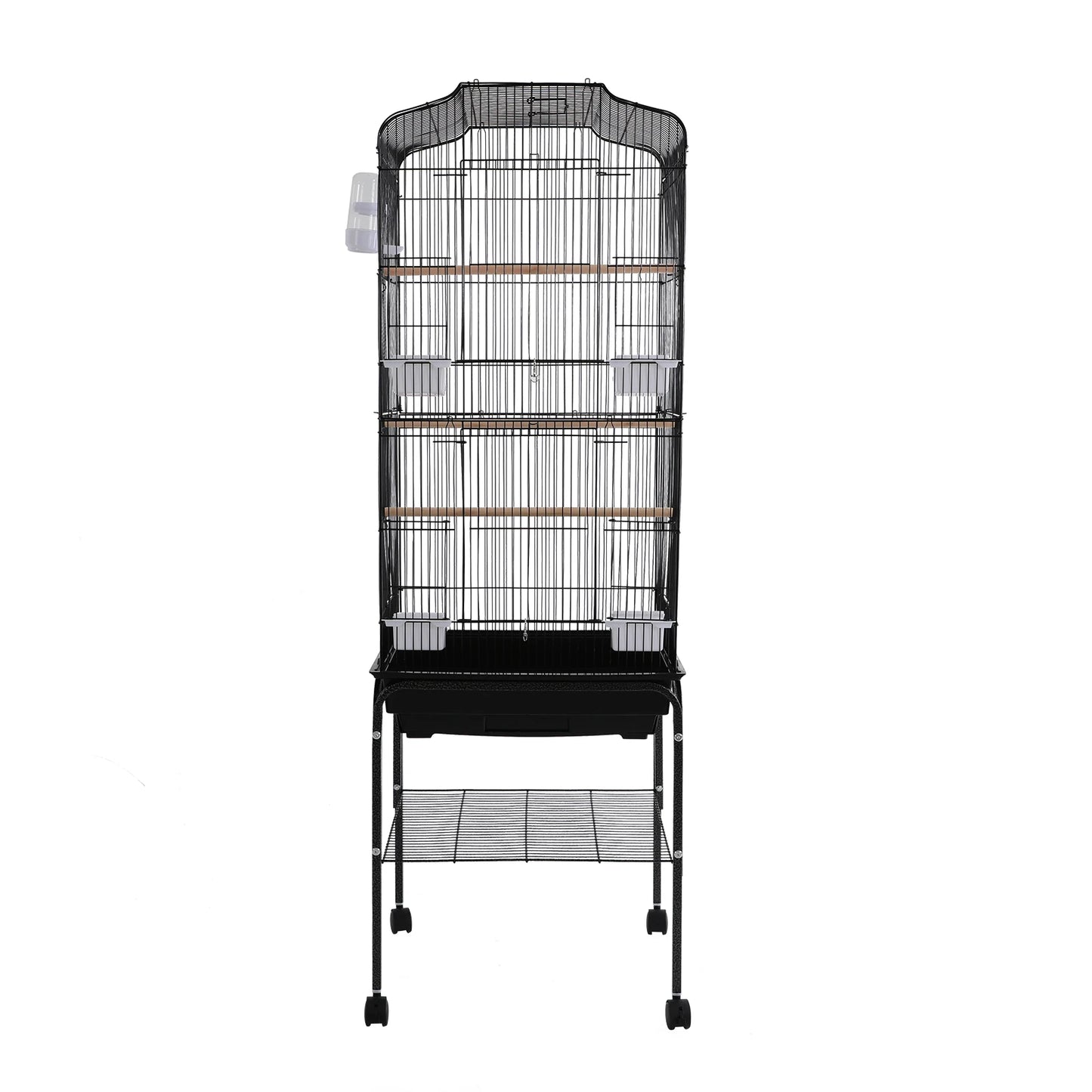 Iron Flight Cage With Stand And Wheels Lockable Door For Parrots