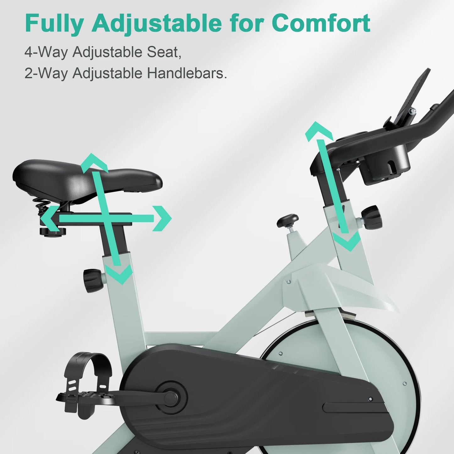 Superun 32 Level Magnetic Resistance Stationary Bike For Home Gym
