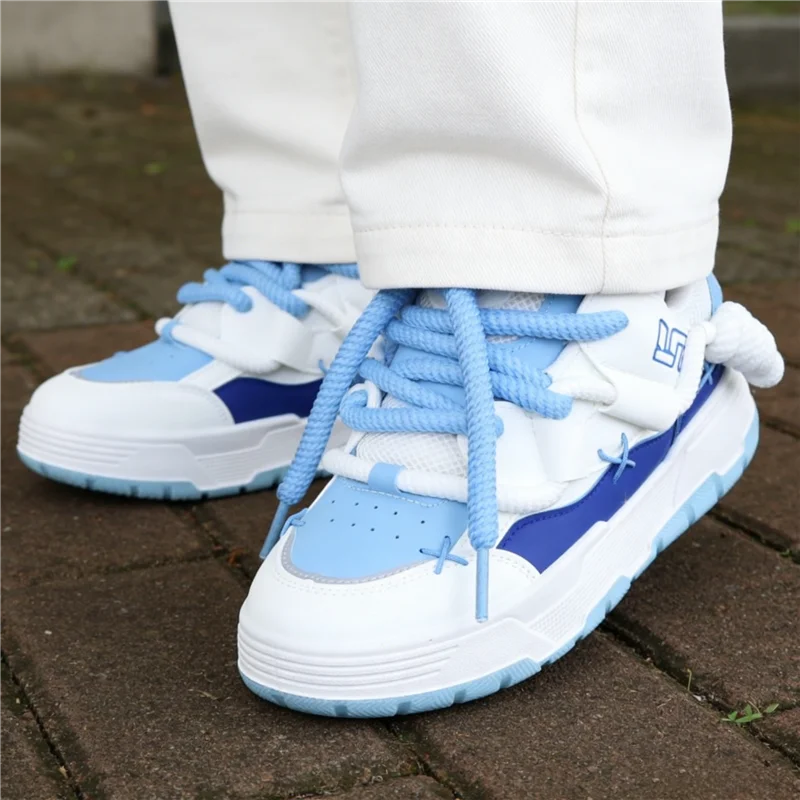 Women Platform Sneakers Chunky Heel Casual Trainers