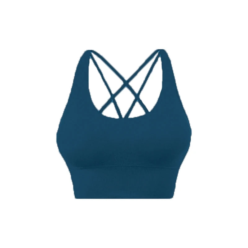 COZOK Cross Back Yoga Bra Tank Top Breathable For Women