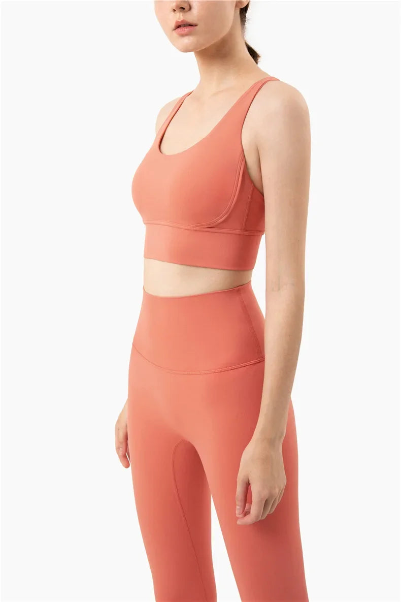 COZOK Cross Back Yoga Bra Tank Top Breathable For Women