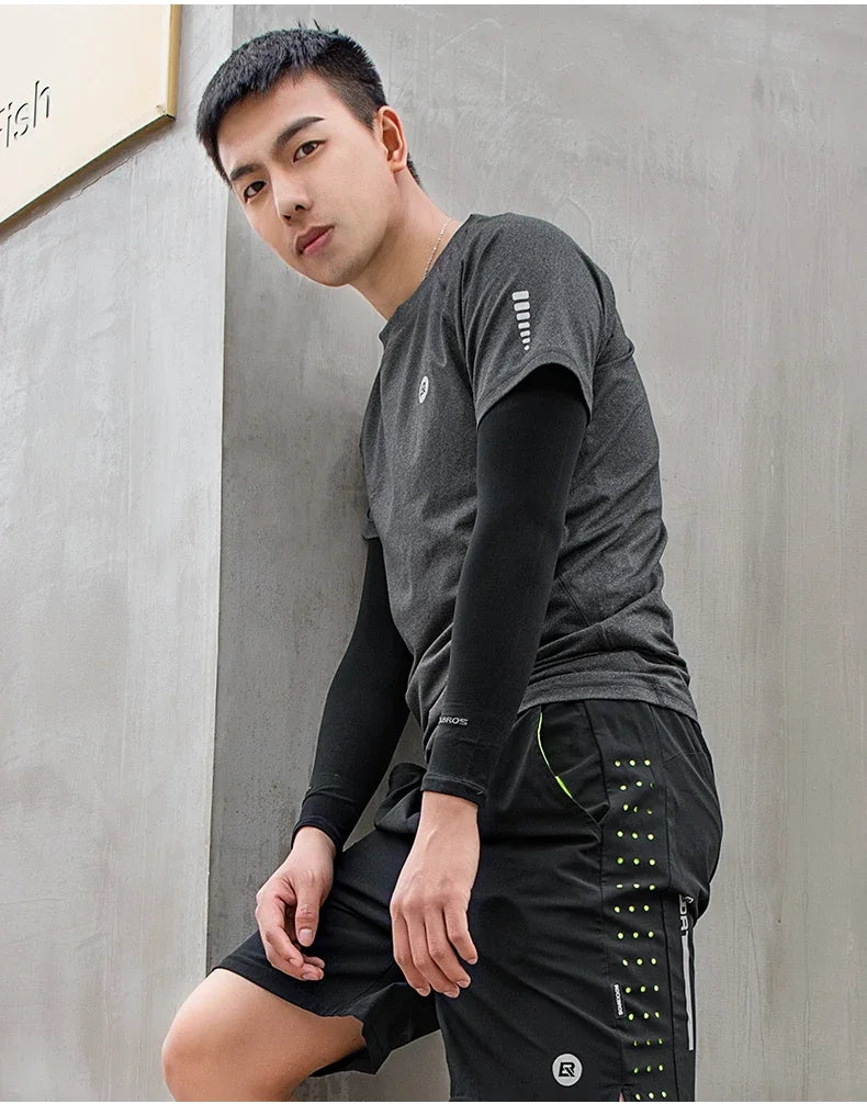 ROCKBROS Arm Sleeves UV Protection For Running And Cycling