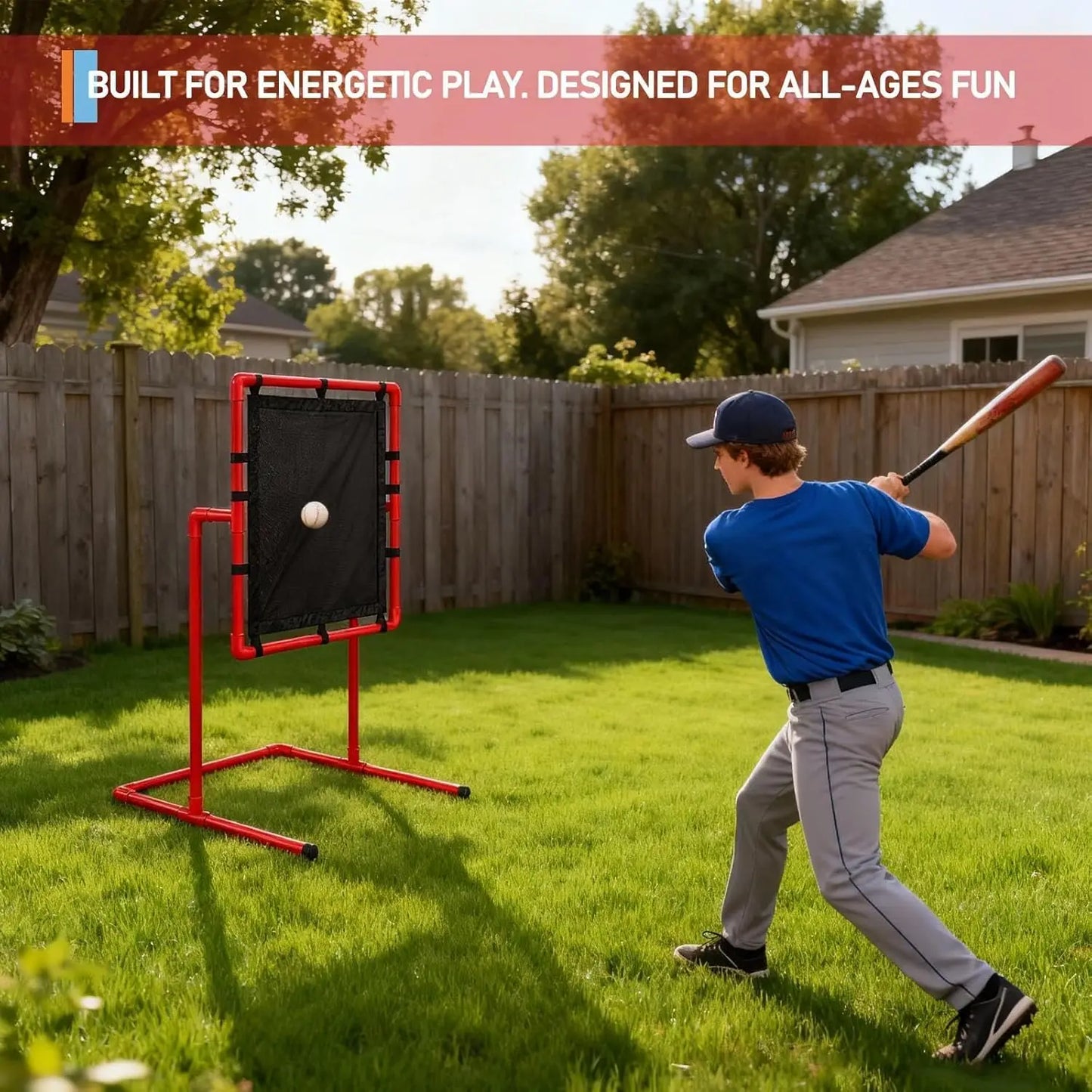 HiMISS Baseball Strike Zone Pitching Training For Plastic Wiffle Blitzball