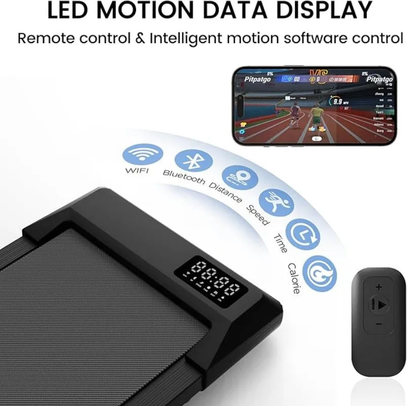 Superun 2In1 Home Office Walking Treadmill With App and Remote