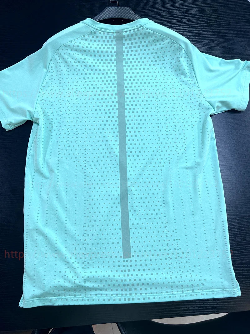 Women Breathable Quick Dry Gym Shirt Short Sleeve Polyester