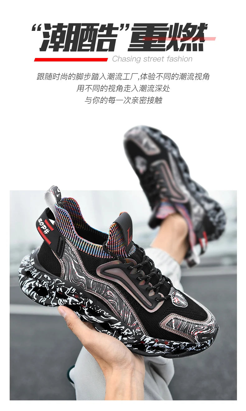 Lexsan Mens Casual Breathable Sneakers Running Shoes