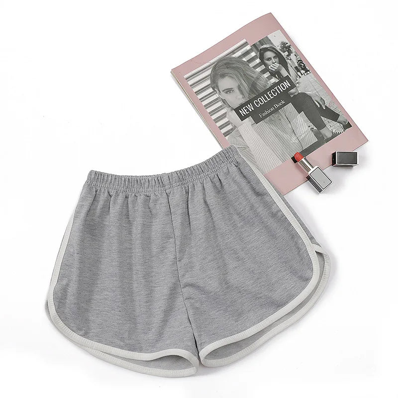 Women Yoga Shorts Breathable Mid Waist Casual Wide Leg