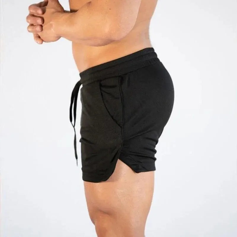 Men's Summer Fitness Shorts Polyester Jogging Athletic Shorts
