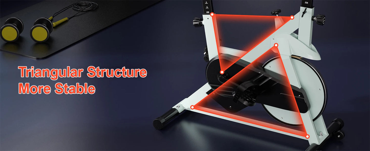 Superun 32 Level Magnetic Resistance Stationary Bike For Home Gym