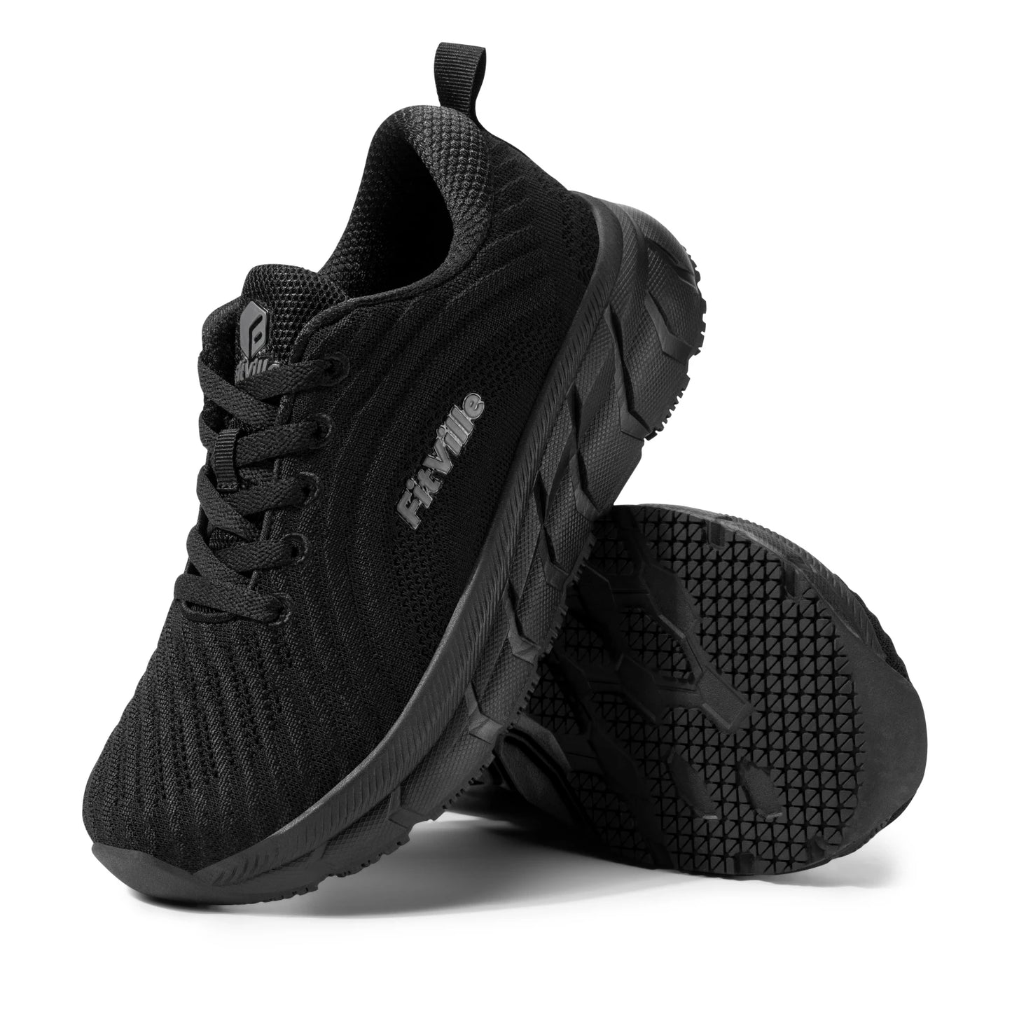 Fitville Men FlowCore V2 Wide Toe Box Running Shoes Cushioned