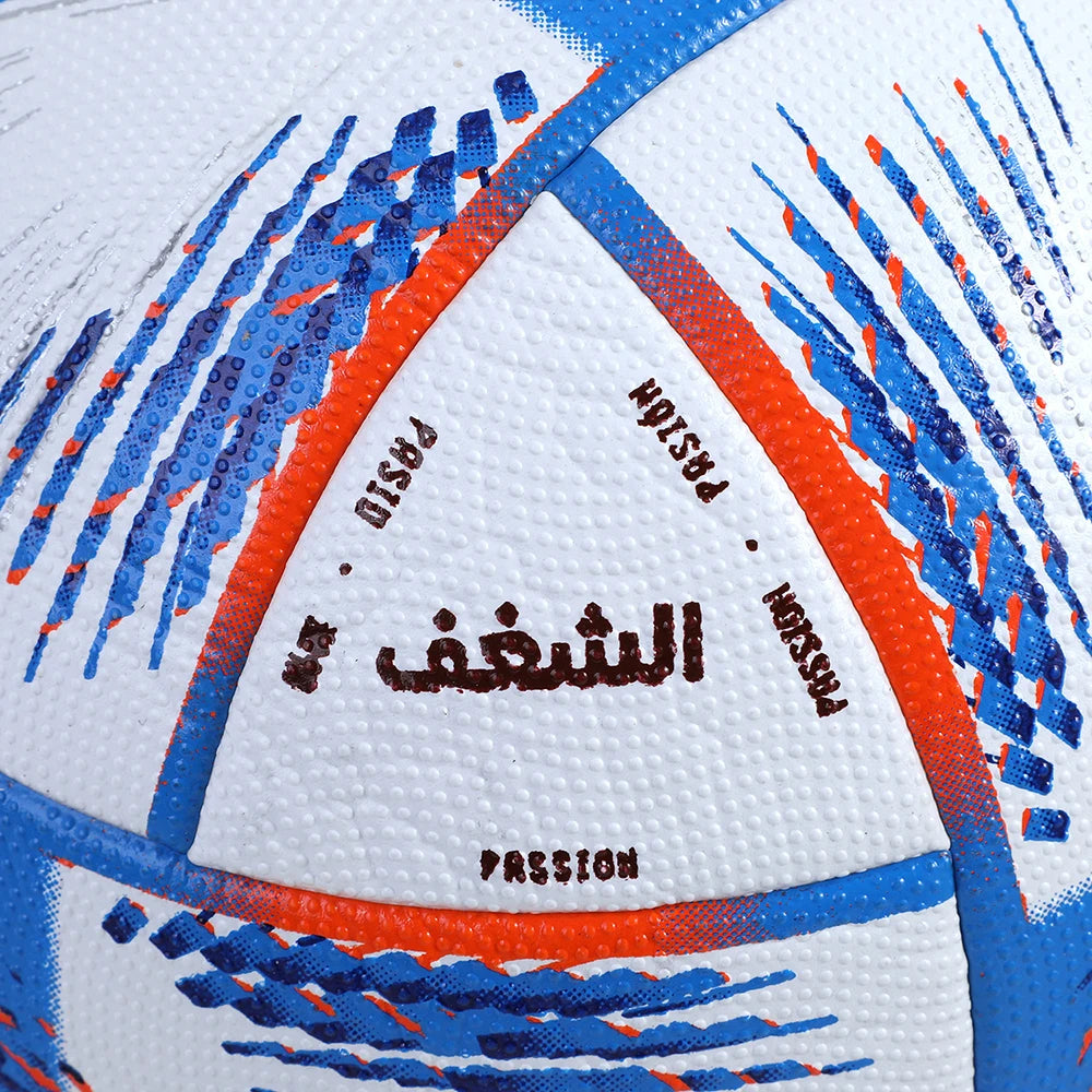 LISM Soccer Ball PU Leather Seamless Wear Resistant