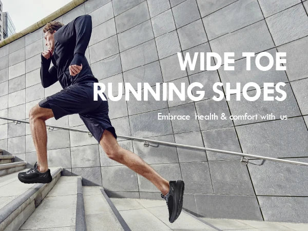 Wide Toe Box Shoes Women Arch Support Orthopedic Running Sneakers