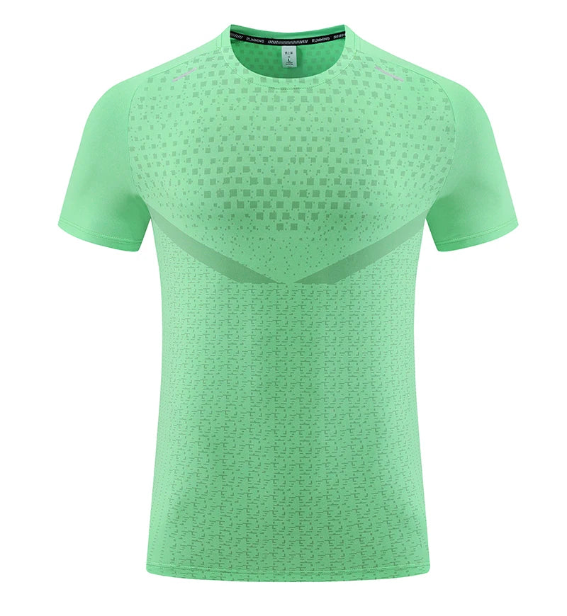 Women Breathable Quick Dry Gym Shirt Short Sleeve Polyester