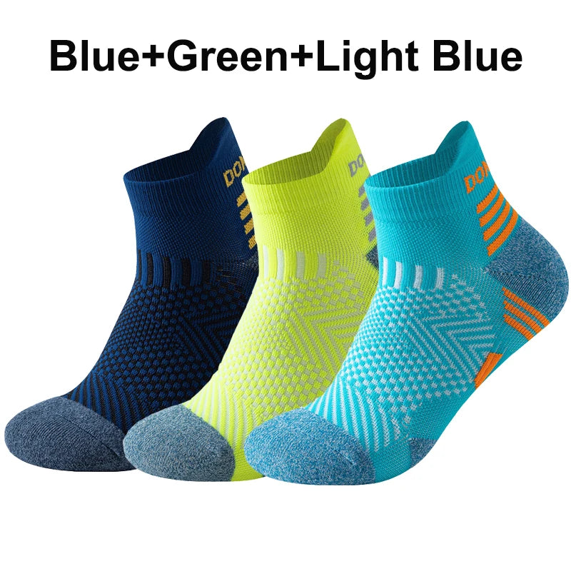 Marathon Running Socks for Men and Women Ankle Cushioned