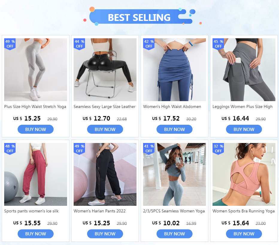 DIQUEQICN Women's High Waist Yoga Leggings Tummy Control