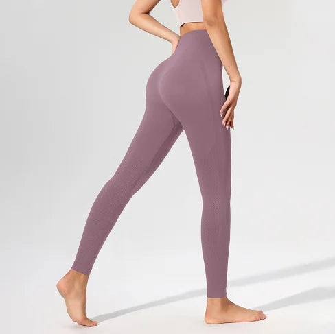 DIQUEQICN Women's High Waist Yoga Leggings Tummy Control
