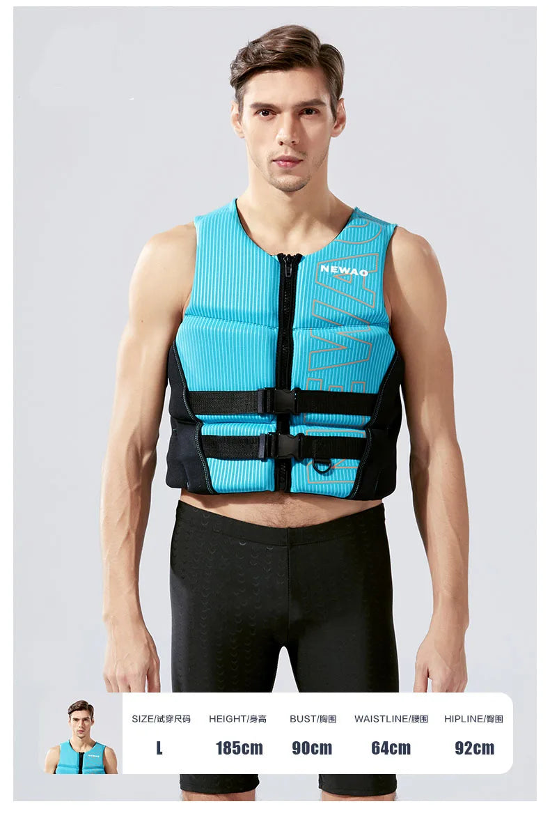 Life Jacket For Adults Kayak Jet Ski Wakeboard Sports Vest