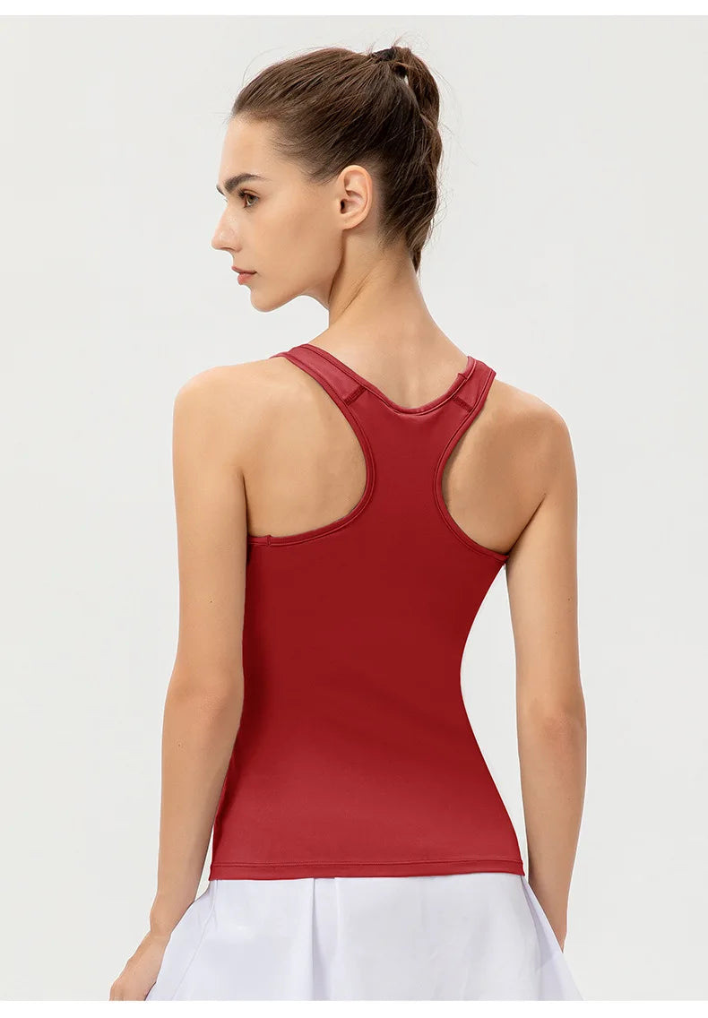 Women Quick Dry Performance Yoga Vest Sleeveless Sports Top