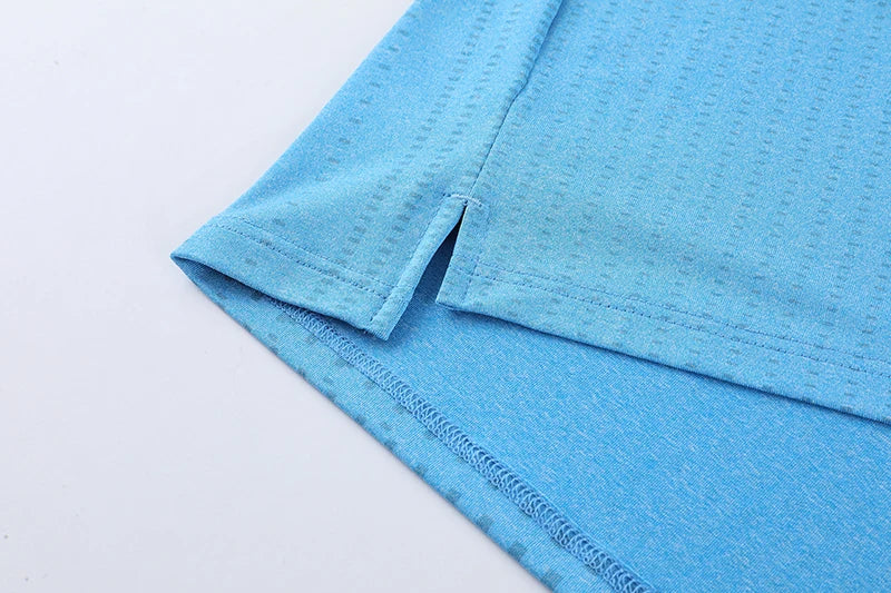 Women Breathable Quick Dry Gym Shirt Short Sleeve Polyester