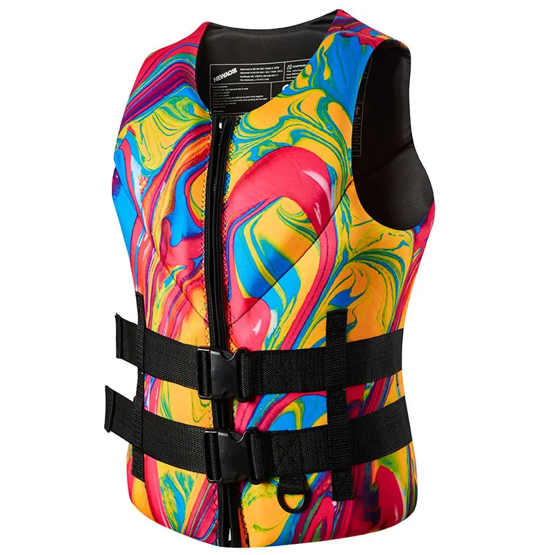Life Jacket For Adults Kayak Jet Ski Wakeboard Sports Vest