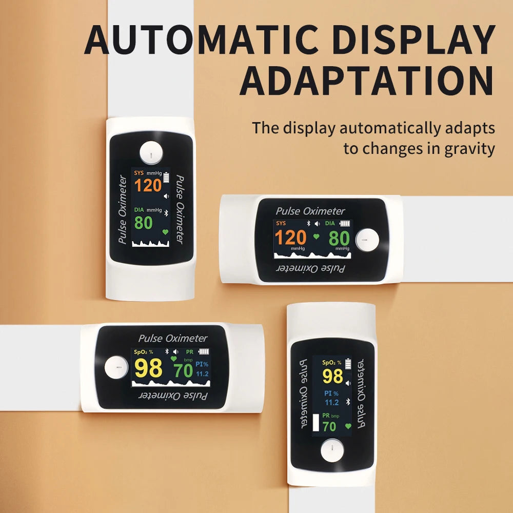 Schbit Compact Finger Blood Pressure And Oxygen Monitor