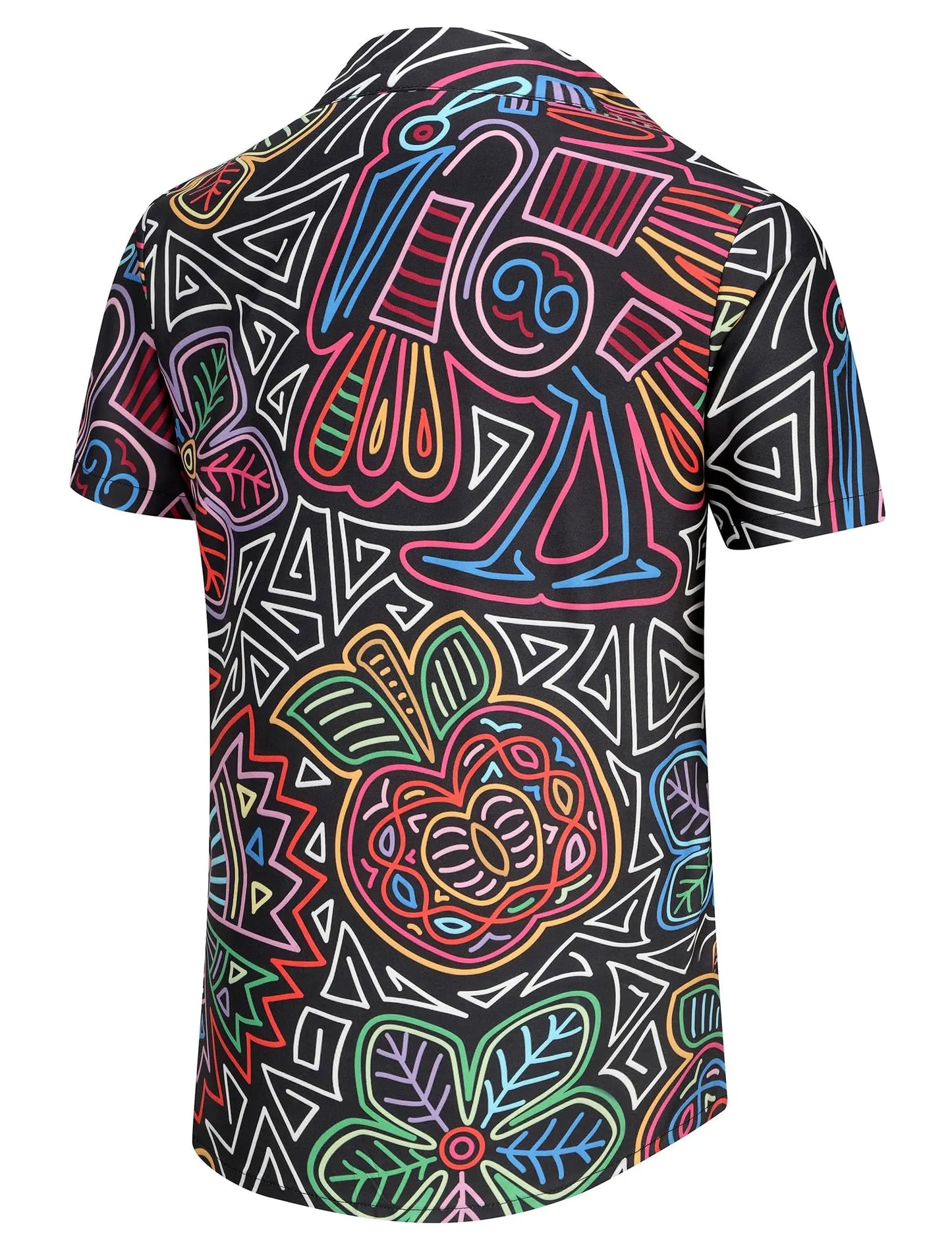 KYKU Mexico Shirt For Men Funny Hawaiian Button Down