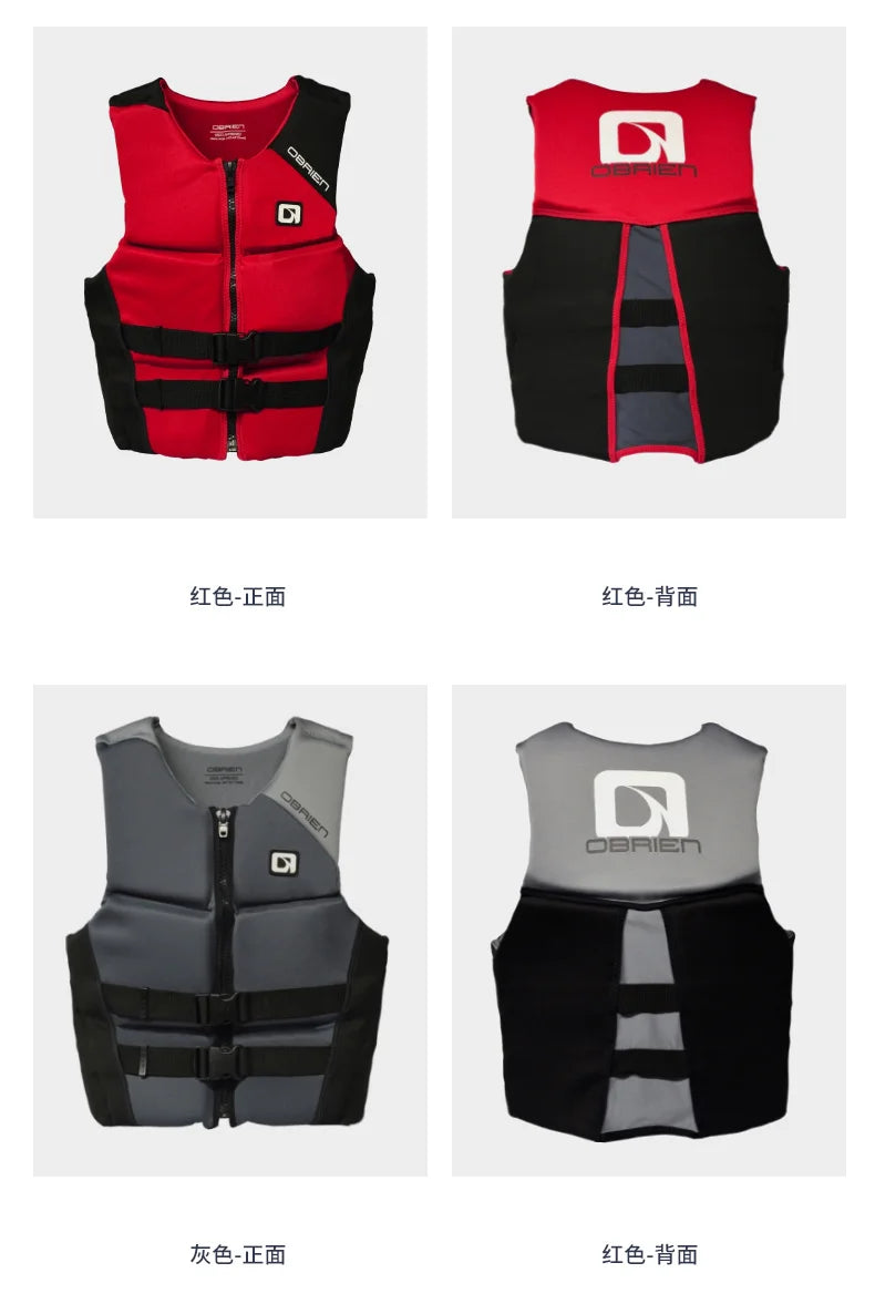 Life Jacket For Adults Kayak Jet Ski Wakeboard Sports Vest