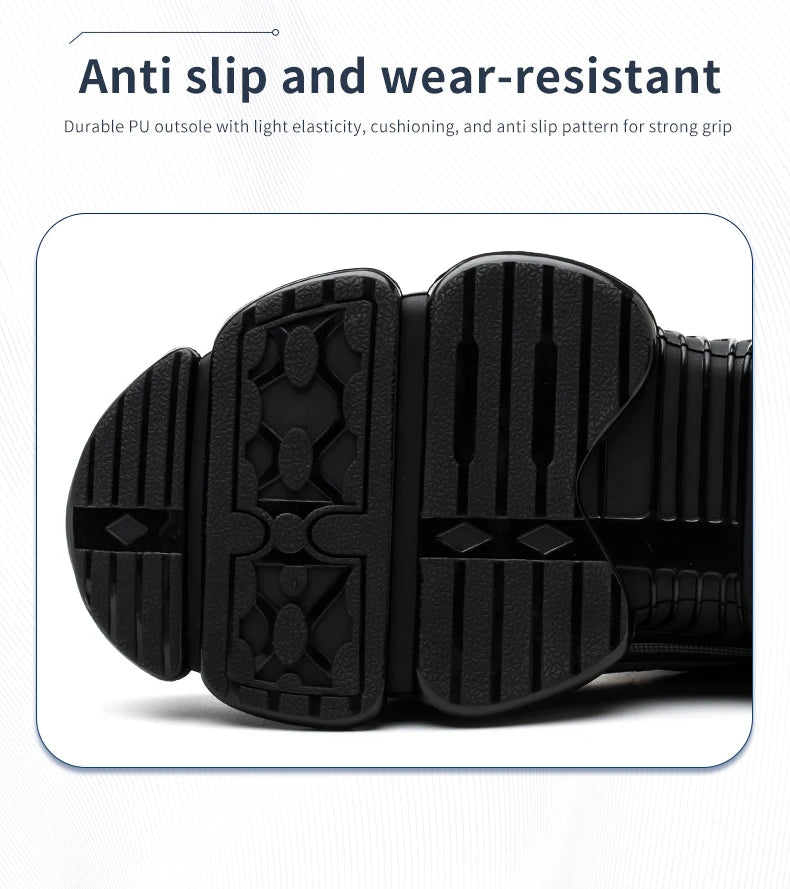 Breathable Lace-Free Soft Sole Anti-Puncture Work Shoes
