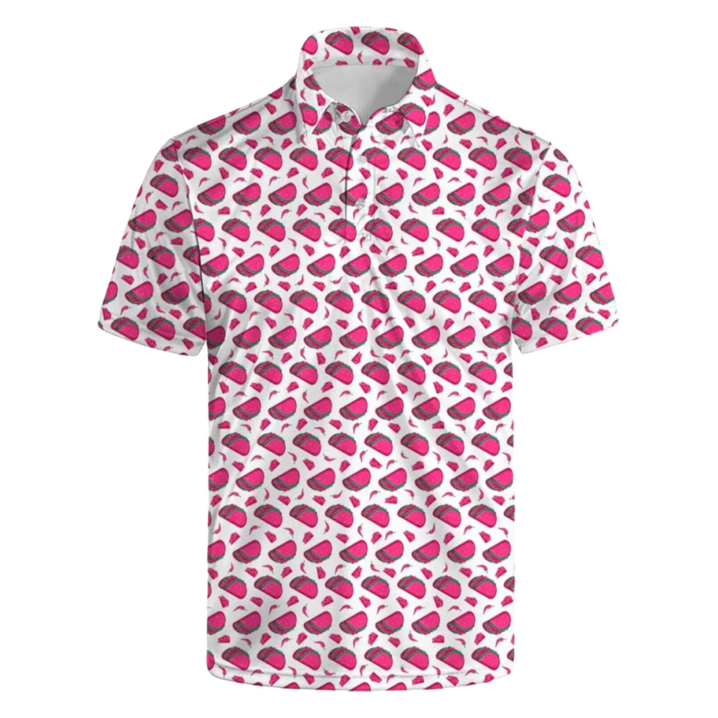 Men's Button-Up T Shirt Beachwear Breathable Quick-Dry Short Sleeve