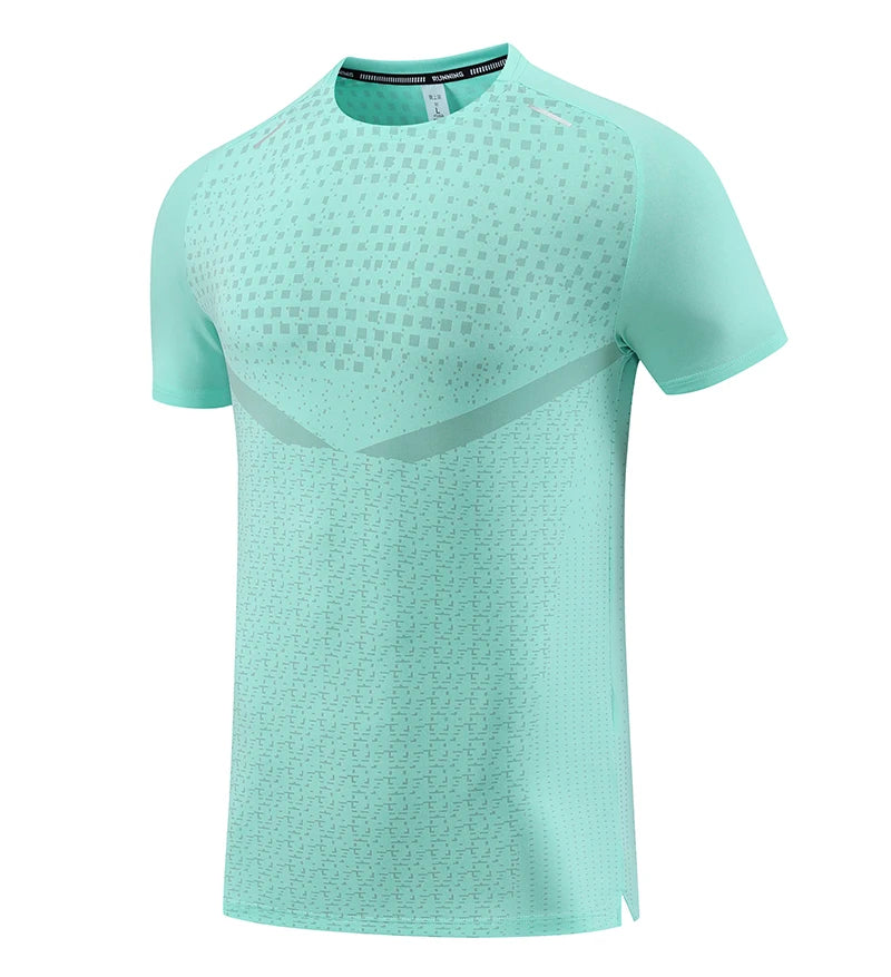Women Breathable Quick Dry Gym Shirt Short Sleeve Polyester