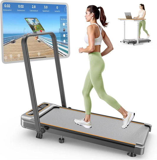 Foldable Treadmill 12 Percent Incline 3.5HP 350 Lbs Capacity