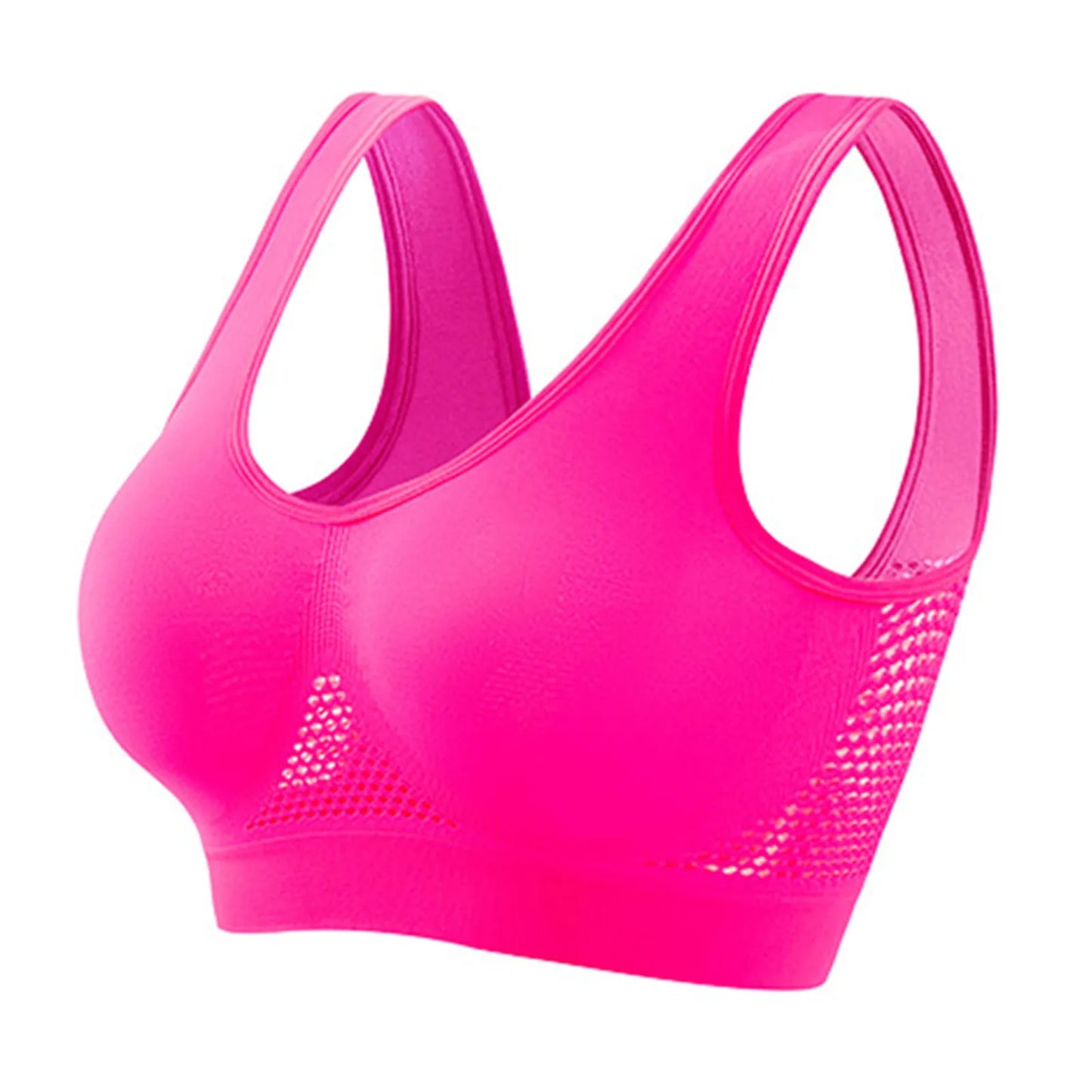 Breathable Womens Running Sports Bra With Shockproof Support Yoga Vest