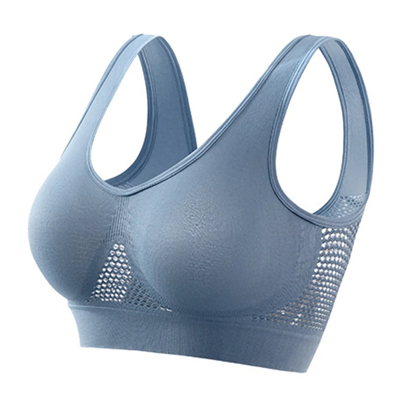 Breathable Womens Running Sports Bra With Shockproof Support Yoga Vest